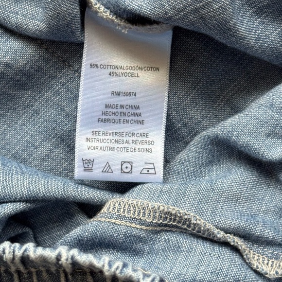 Billy T Tiered Wide Leg Denim Pant - Picture 6 of 9